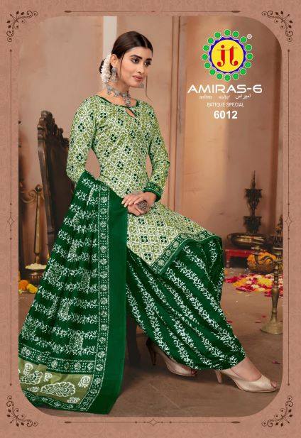 Jt Amiras 6 Designer Daily Wear Wholesale Dress Material Collection